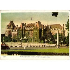 The Empress Hotel Victoria Canada Postcard